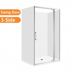 750*900*750mm 1900mm Height 3-Side Swing Door Rectangle Shower Box 750*900*750mm 1900mm Height 3-Side Swing Door Rectangle Shower Box